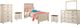 Signature Design by Ashley® Willowton 6-Piece Whitewash Twin Panel Bed Set-0