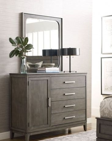 Kincaid® Cascade Gray Garrison Door Bureau-1