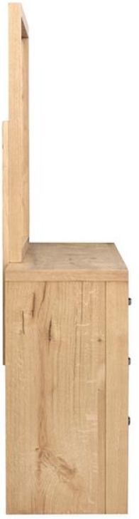 Magnussen Home® Laramie Honey Wheat Drawer Dresser with Landscape Mirror-3