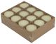 A & B Home Ivory White Unscented Soy Wax Votive Candles-3