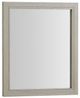 Linon Barkley 2-Piece Sandstone 31" Vanity Mirror and Floor Cabinet Set-1