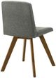 Armen Living Gina Brown/Charcoal Dining Chair-3