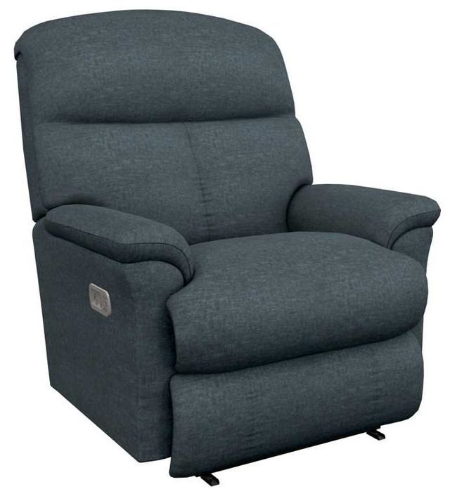 La-Z-Boy® Reed Navy Power Wall Recliner with Headrest and Lumbar-0