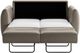 Luonto® Furniture Jamie Labrador/Walnut Queen Sleeper Loveseat-1