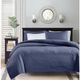 Olliix by Madison Park Navy Full/Queen Quebec Reversible Coverlet Set-2