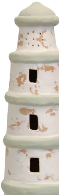 Stylecraft Beige Terracotta Sculpture with Tealight Base-1