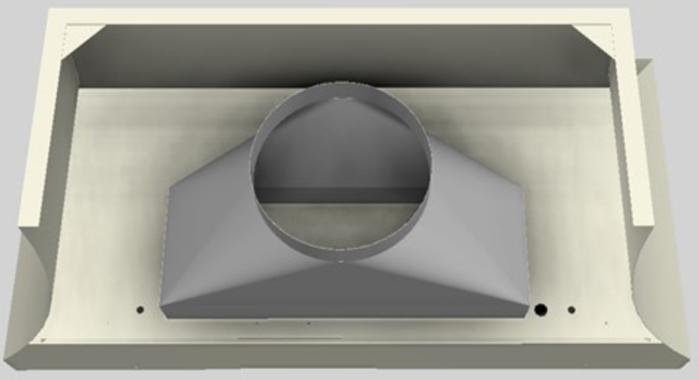 Vent-A-Hood® Designer Series 48" Biscuit Wall Mounted Range Hood-4