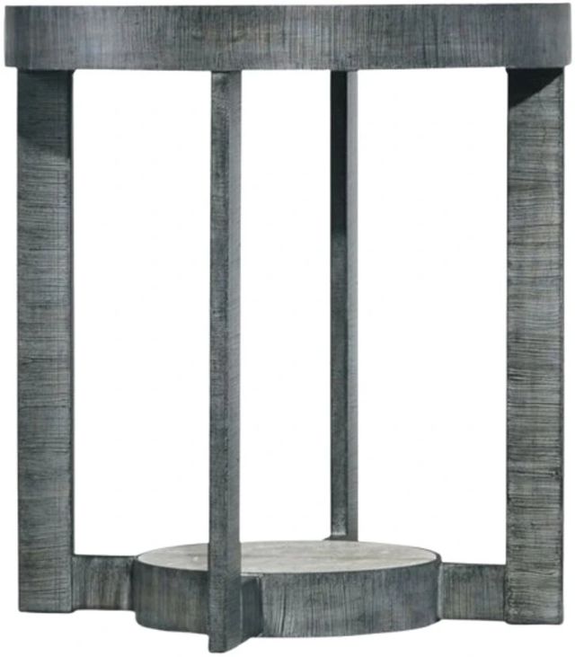 Hooker® Furniture Mill Valley Gray End Table with Travertine Top-0