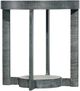 Hooker® Furniture Mill Valley Gray End Table with Travertine Top-0