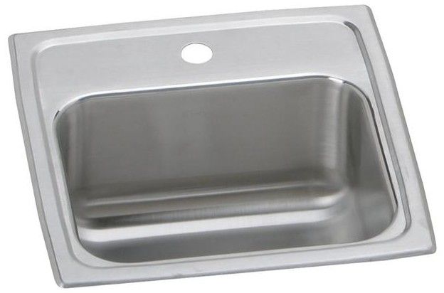 Elkay Celebrity® Brushed Satin 1-Hole Single Bowl Drop-in Bar Sink-0