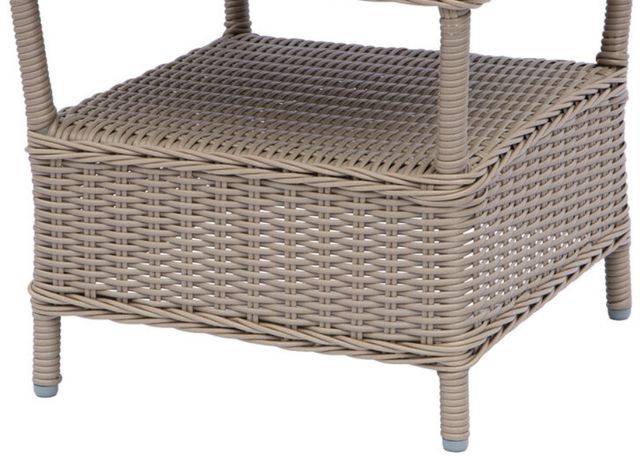 Intercon Dixie Natural Rattan Outdoor Chairside Table-1