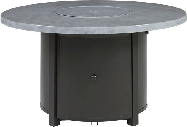 Signature Design by Ashley® Coulee Mills Gray/Black Round Fire Pit Table-2
