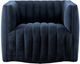 Four Hands Augustine Sapphire Navy Swivel Accent Chair-2