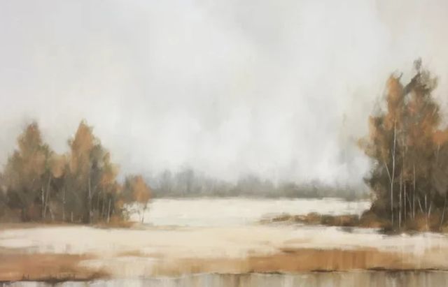 Stylecraft Soft Haze Over Autumn Shoreline I Wall Art-1
