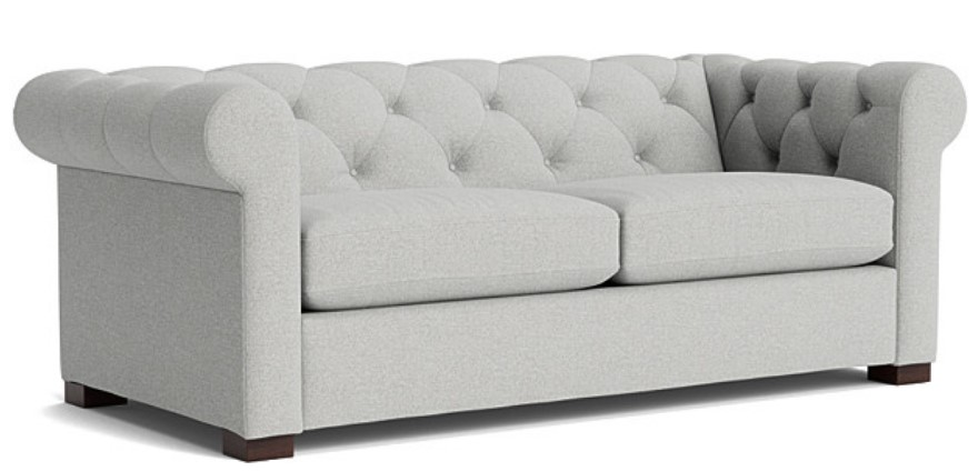 Bassett Furniture Customizable BenchMade Jamestown Loveseat Weathers
