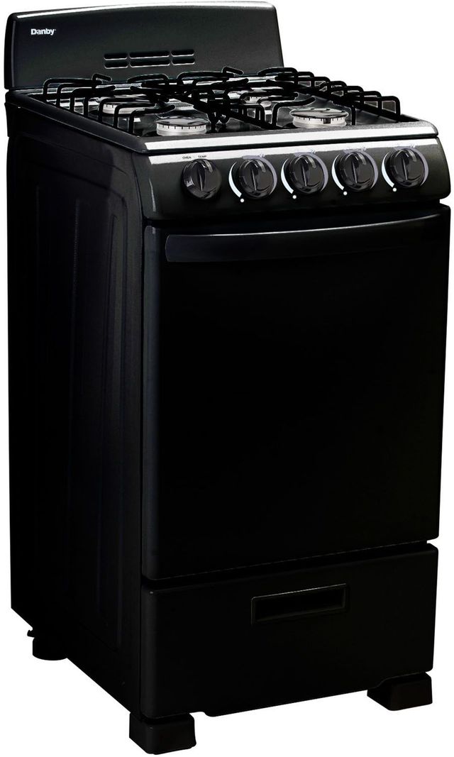 Danby® 20" Black Freestanding Gas Range-3