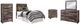 Benchcraft® Derekson 5-Piece Multi Gray Twin Panel Storage Bed Bedroom Set-0