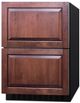 Summit® 24" Custom Panel Ready Refrigerator Drawers-1