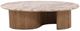 Dovetail Furniture Barrington Beige Marble Top with Natural Base-1