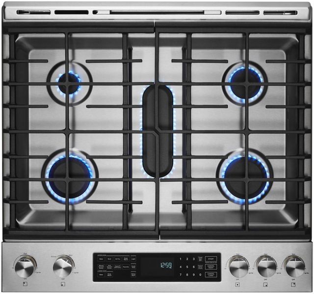 JennAir® RISE™ 30" Stainless Steel Slide-In Natural Gas Range-4