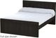 Crate Designs™ Furniture Espresso Queen Panel Bed-0