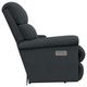 La-Z-Boy® Pinnacle Denim Power Wall Reclining Loveseat with Console and Headrest-3
