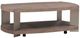 Liberty Furniture Harlow Sandstone Oval Cocktail Table with Satin Nickel Base-0