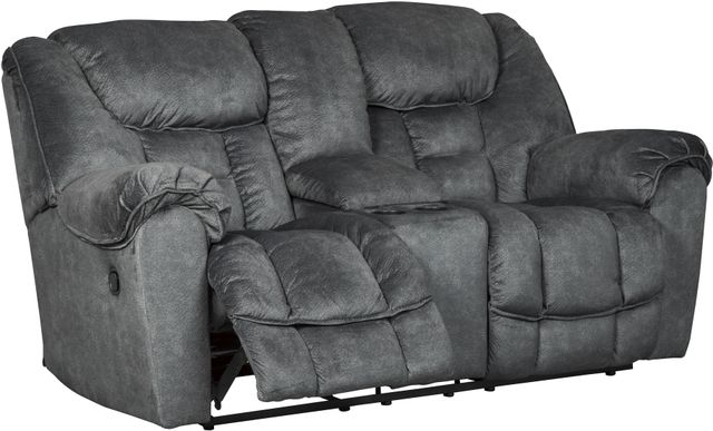 Signature Design by Ashley® Capehorn Granite Double Reclining Loveseat-0