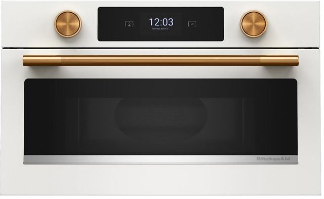 KitchenAid® 1.4 Cu. Ft. White Built-In Microwave with Air Fry-4