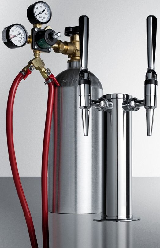 Summit® Stainless Steel Dual Coffee Dispensing Tap Kit-0