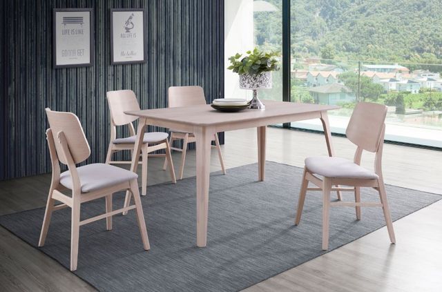 New Classic® Home Furnishings Oscar White Ash Dining Table-1