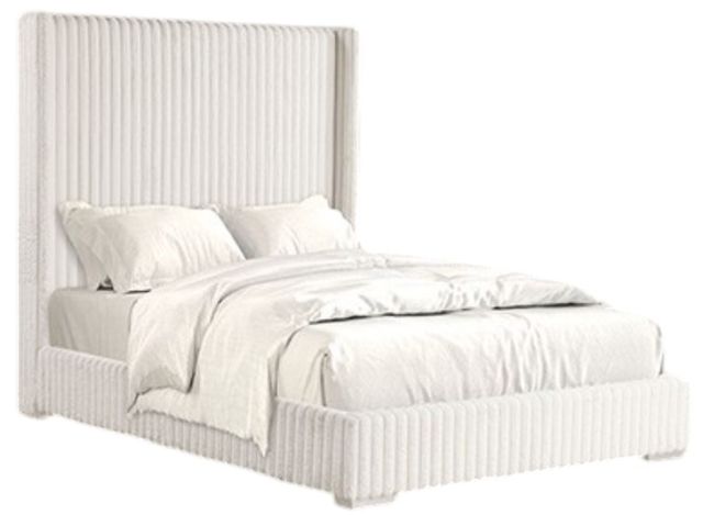 Furniture of America® Cadwell White Queen Panel Bed-0