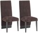 Global Furniture USA D12 2-Piece Dark Brown Dining Chair Set-0