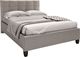 Beaudoin Customizable Heaven Twin Upholstered Box Spring Base Bed with Woodland Footboard-1