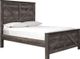 Signature Design by Ashley® Wynnlow 4-Piece Gray King Crossbuck Panel Bed Set-1