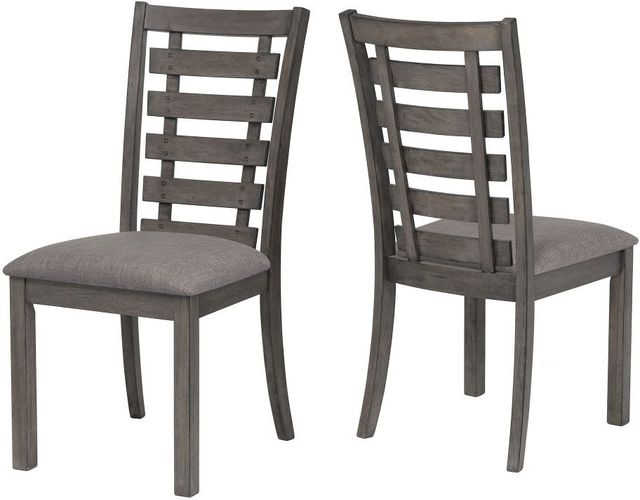 Winners Only® Stratford Gray Dining Side Chair-3
