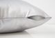 Monarch Specialties Inc. Set of 2 Silver Satin Pillow-1