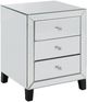 Decor-Rest® Furniture LTD Verona Chrome Side Cabinet-0