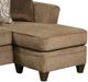 A & W Custom Furniture Albany Truffle Sofa Chaise-2