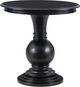 Powell® Amelia Black Round Accent Table-0