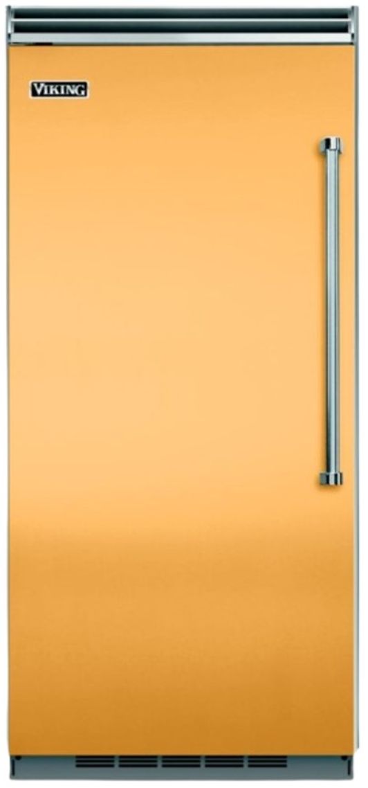 Viking® 5 Series 36 in. 22.8 Cu. Ft. Daffodil Built In Counter Depth Left Hinge All Refrigerator