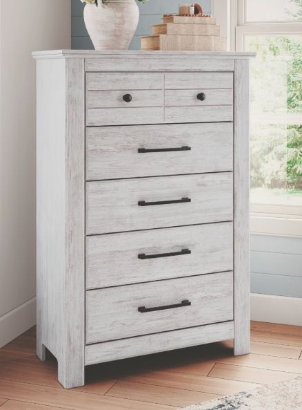 Signature Design by Ashley® Fenderport Whitewash Chest-1