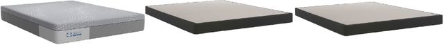 Sealy® Posturepedic® Hybrid Chablis Soft King Mattress and Foundation-0