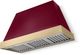 AGA Euclid 48" Cranberry Wall Mounted Range Hood  with Polished Brass Trim-0
