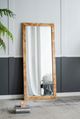 A & B Home Brown Rectangle Floor Mirror-4