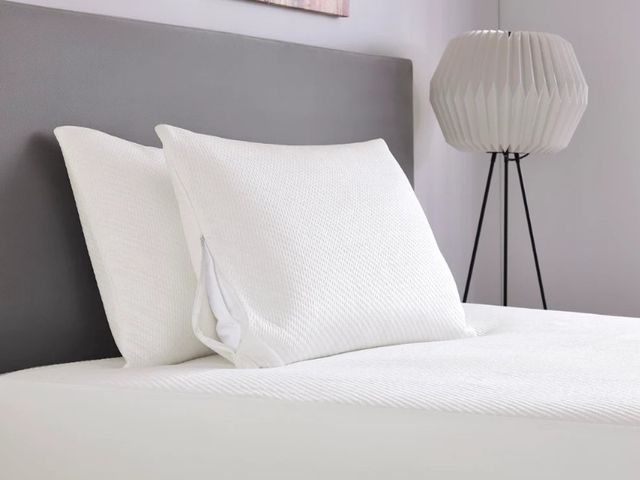 Sleeptone® Smartguard Premium 2-Piece White Tencel™ Queen Pillow Protector Set with Icetone™-2