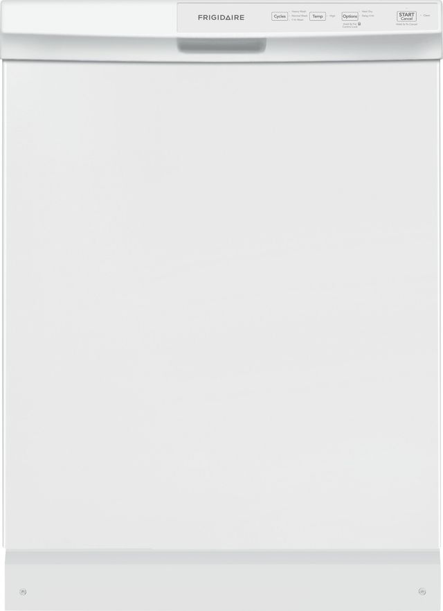 Frigidaire® 24" White Built In Dishwasher-0