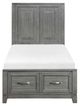 Homelegance® Garretson Gray Twin Platform Bed-2