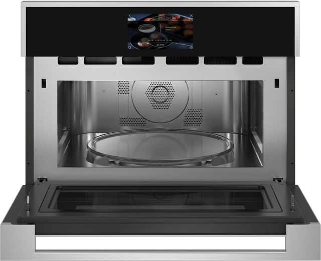 Monogram® Minimalist Collection 27" Stainless Steel Oven/Micro Combo Electric Wall Oven-1