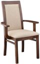 Handstone Brooklyn Padded Back Arm Chair in Fabric-0